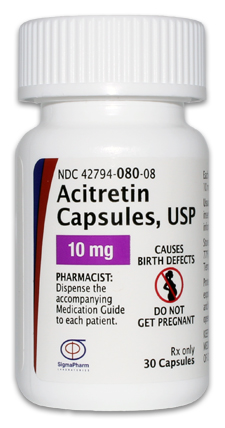 Acitretin Capsules, USP (10 mg)