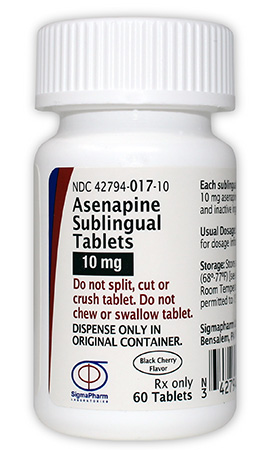 Asenapine Sublingual Tablets (10 mg)