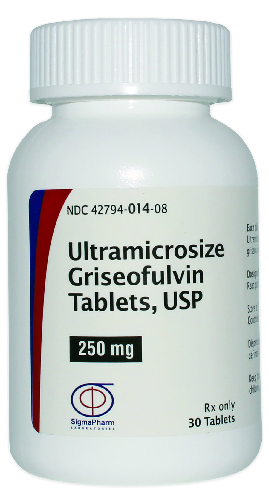Ultramicrosize Griseofulvin Tablets, USP 250 mg